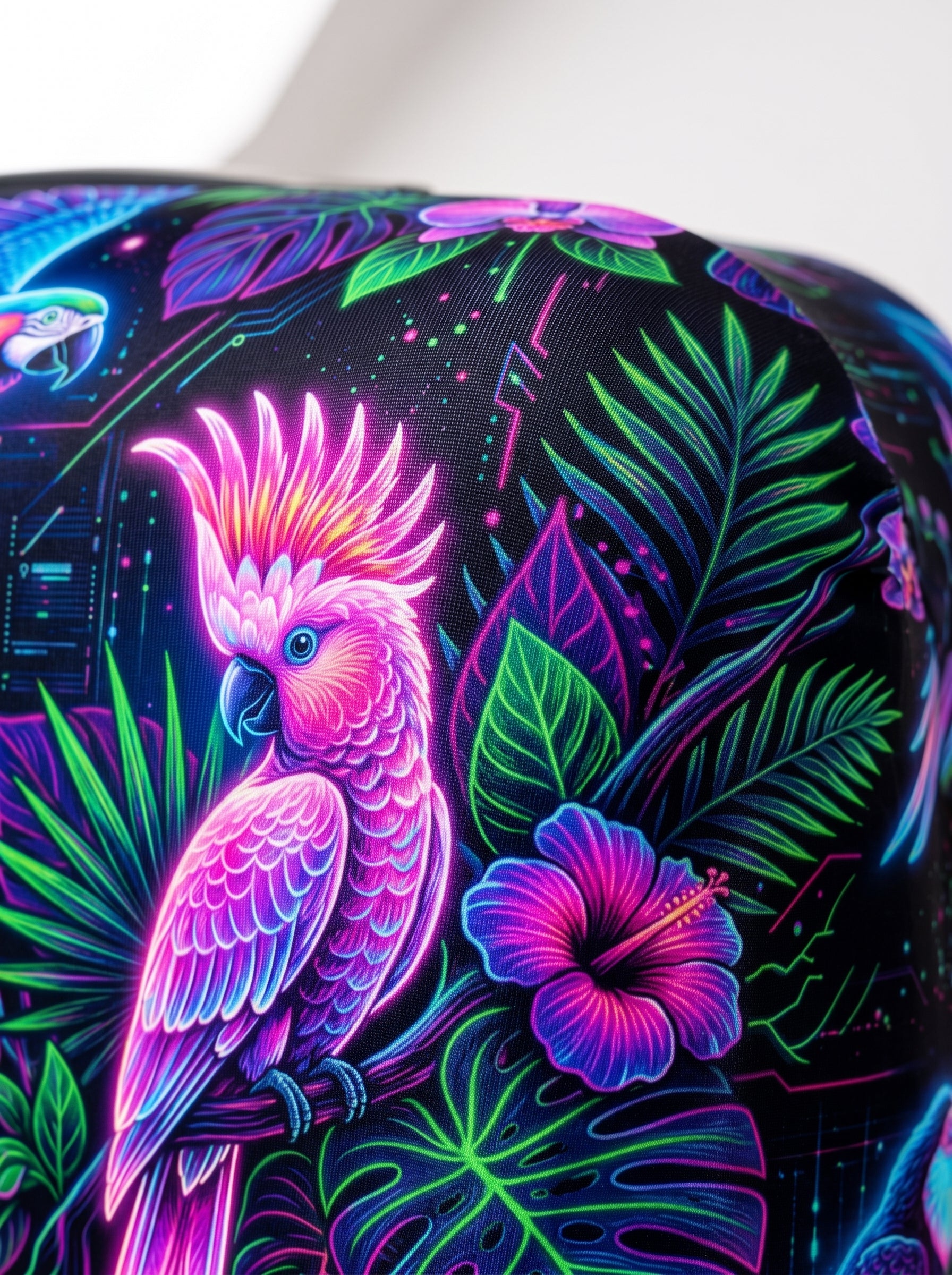 Capa de Mala Tropical Neon